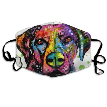 

Muindancer Dust Mask, Rhodesian Dog Art Face Mask with Adjustable Earloops Breathable Reusable Outdoor Mouth Cover for Adults