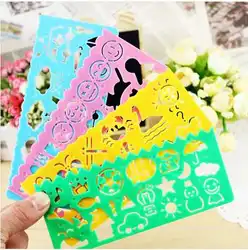 Règle de dessin animé pour enfant, cahier d'apprentissage de la peinture, cahier de coloriage, planche en plastique, 2021 