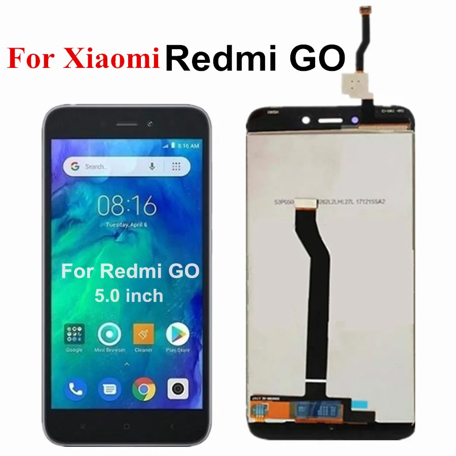 Для Xiaomi Redmi Go ЖК-экран + Сенсорная панель дигитайзер для GO ЖК-дисплей 5 0 дюймов |