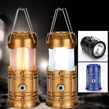 

COB LED Camping Light Telescopic Emergency Lamp Outdoor Hiking Light Handheld Lamp Super Bright Handheld Lamp Powered By 3*AA