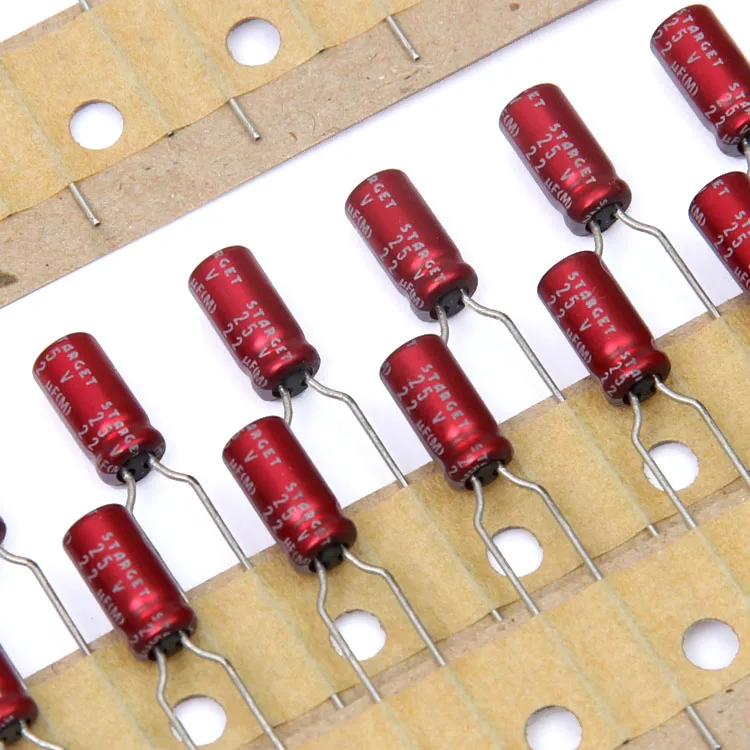 Электролитический конденсатор ELNA STARGET 25V22UF 5x11mm 22 мкФ 25V Red robe мкФ/25V для фильтра