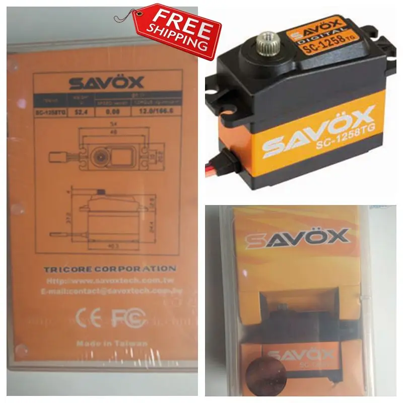 Prop Brands Savox SC-1258TG Super Speed Titanium Gear Standard Digital Servo HRP SAVSC1258TG