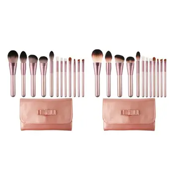 

Female Makeup Brushes Sets Silky Pointed Tail Straight Shank Eye Shadow Brush