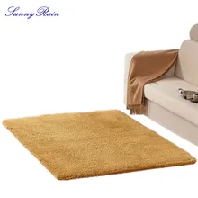 SunnyRain 1-шт пушистый напольный коврик для гостиной коврик и ковер для спальни ванной комнаты пушистые коврики