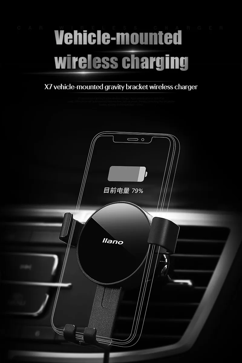 Автомобильное беспроводное зарядное устройство для IPhone 11 Pro XS Max XR X Быстрая зарядка автомобильный держатель телефона для samsung S10 S9 для huawei mate 20 30