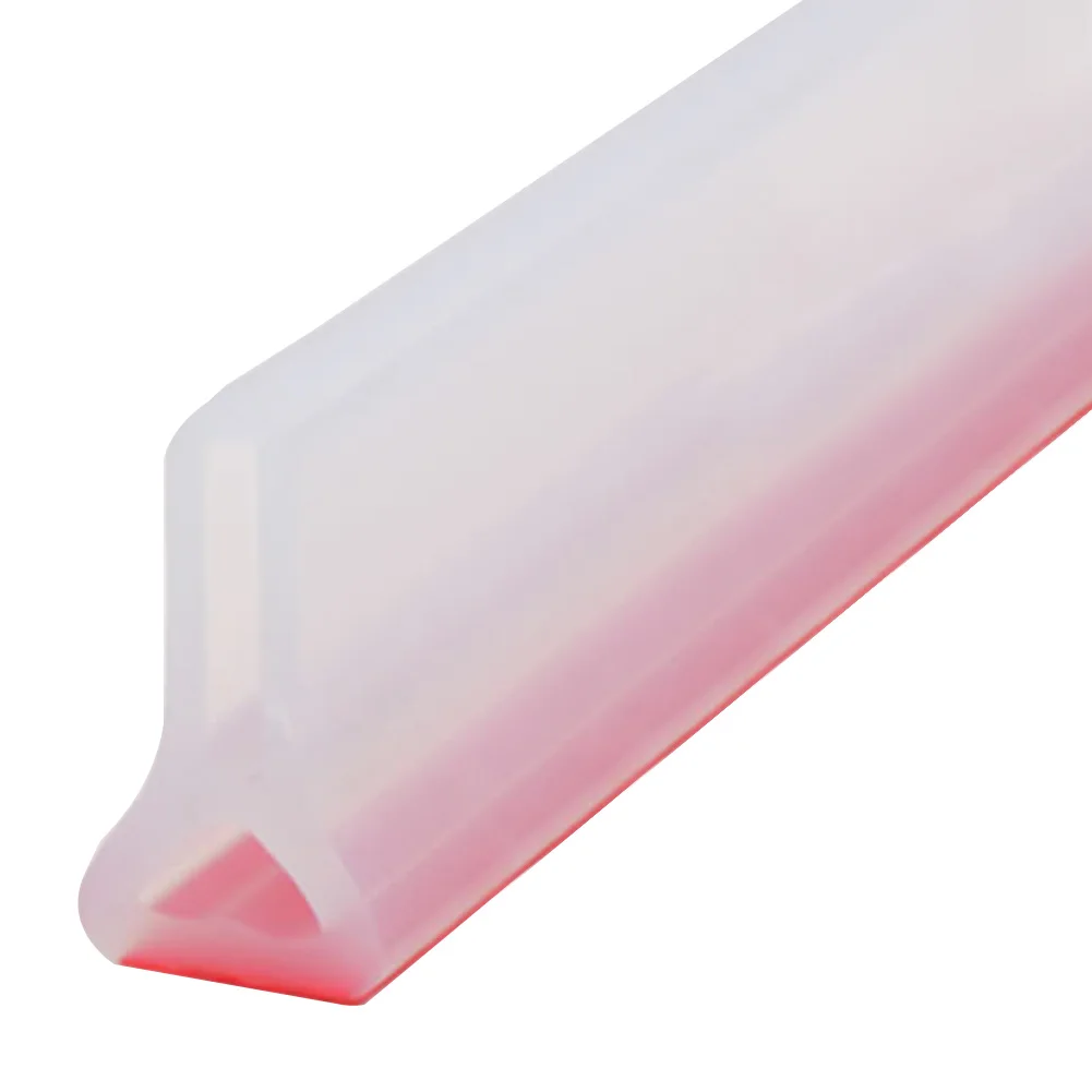 Silicone Strip Blocker Home Shower Barrier Door Dam Solid Flood Water Stopper Floor Wet Separation Bathroom Kitchen |