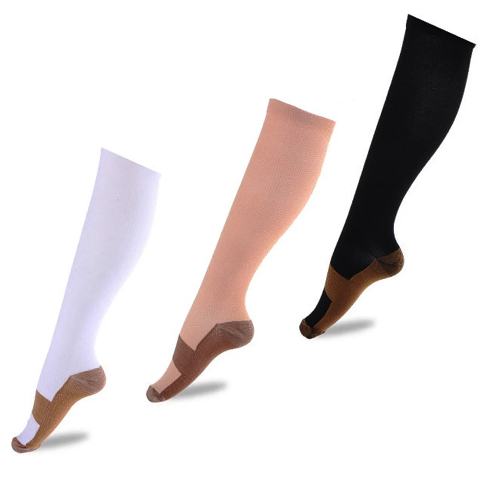 Unisex Anti-Fatigue Compression Sock Miracle Copper Toot Pain Relief Anti Fatigue Magic Socks Support Knee High Stocking BC0133 (5)