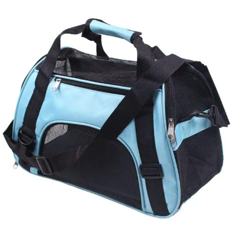 На открытом воздухе складной Очищаемый сумка для щенков Обувь с дышащей сеткой сумки для переноса собак Портативный сумка на одно плечо из ткани Оксфорд сумка для домашних животных