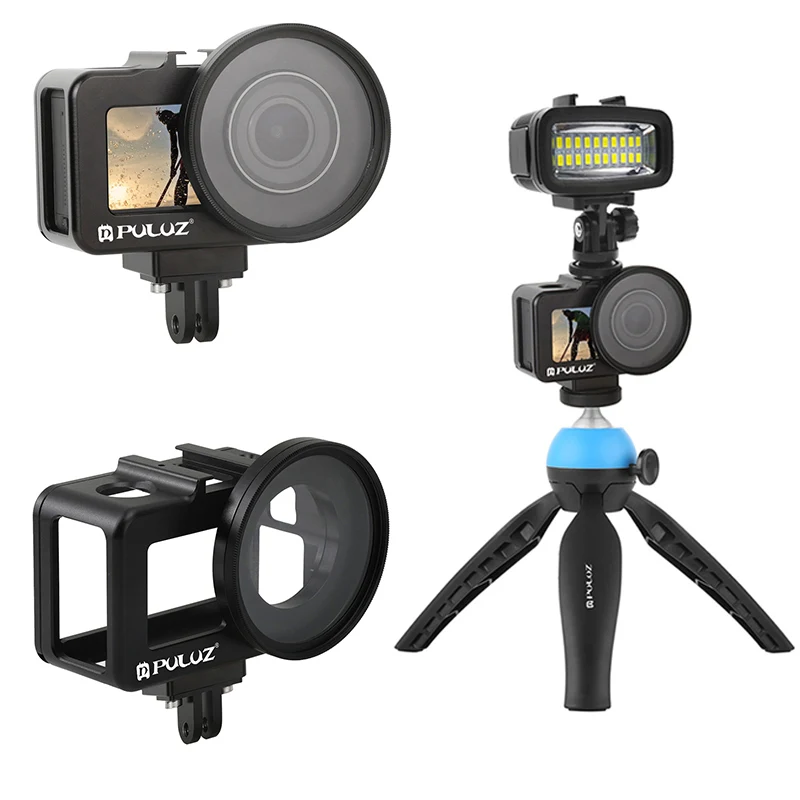 OSMO ACTION CNC алюминиевый сплав защитный чехол для DJI OSMO ACTION Sport камера аксессуары корпус оболочка Крышка с УФ-объективом