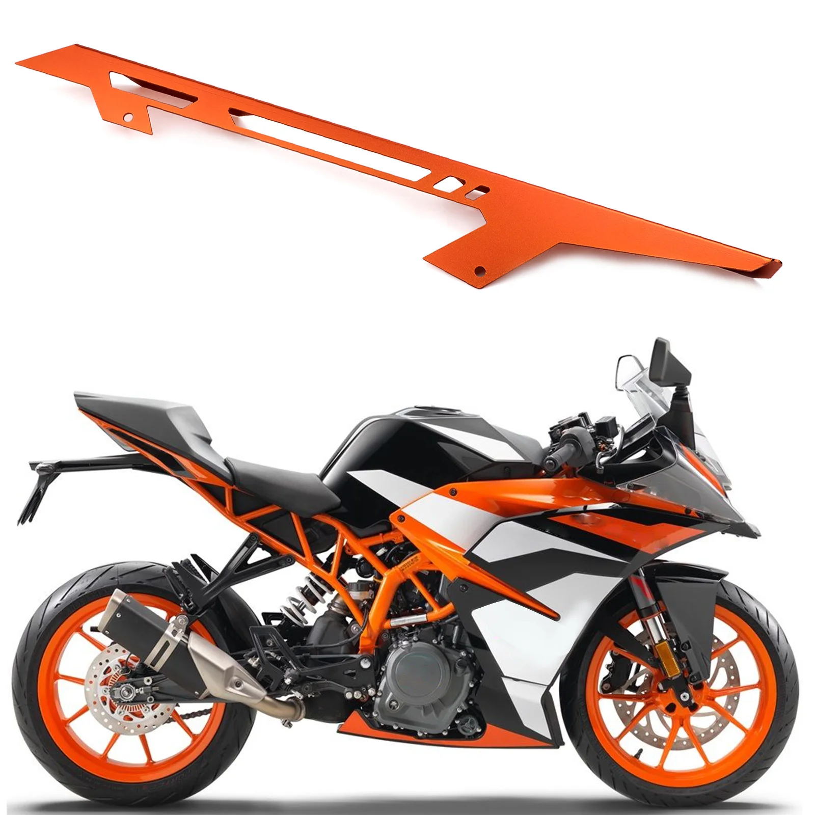 Areyourshop для KTM 125 200 390 Duke RC 125 200 390 задний цепи гвардии протектор крышки Алюминий ЧПУ покрышки для мотоциклов