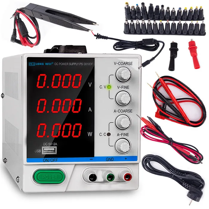 Laboratory DC Power Supply Adjustable USB Charging Repair Switching Regulated Power Supply PS-3010D