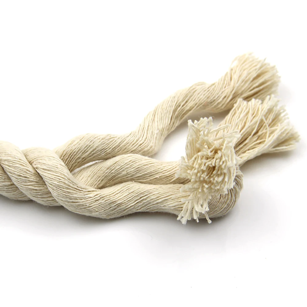 Hemp Rope thick bundled handbag cotton ropes Hand-woven decorative cotton white ropes
