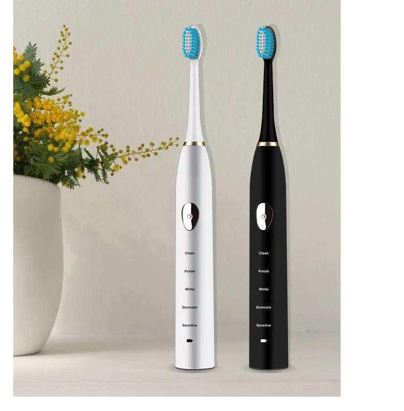 

Adult Rechargeable Household Soft Bristle Waterproof COUPLE'S Smart Fully Automatic Electric Toothbrush Sonic Toothbrush