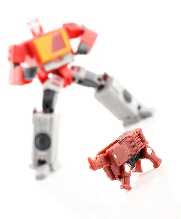 Магический квадрат гигантская страна MS-Toys трансформация MS-B07 MS B07 красная пушка Sideswipe деформация фигурка робота игрушки подарок