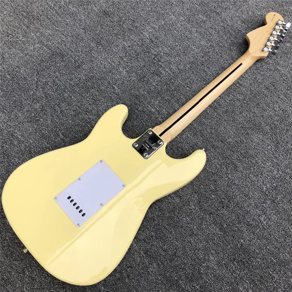 Электрогитары глубокий зубчатый клен гриф 21 Лады сливочный Yngwie Malmsteen ST гитара