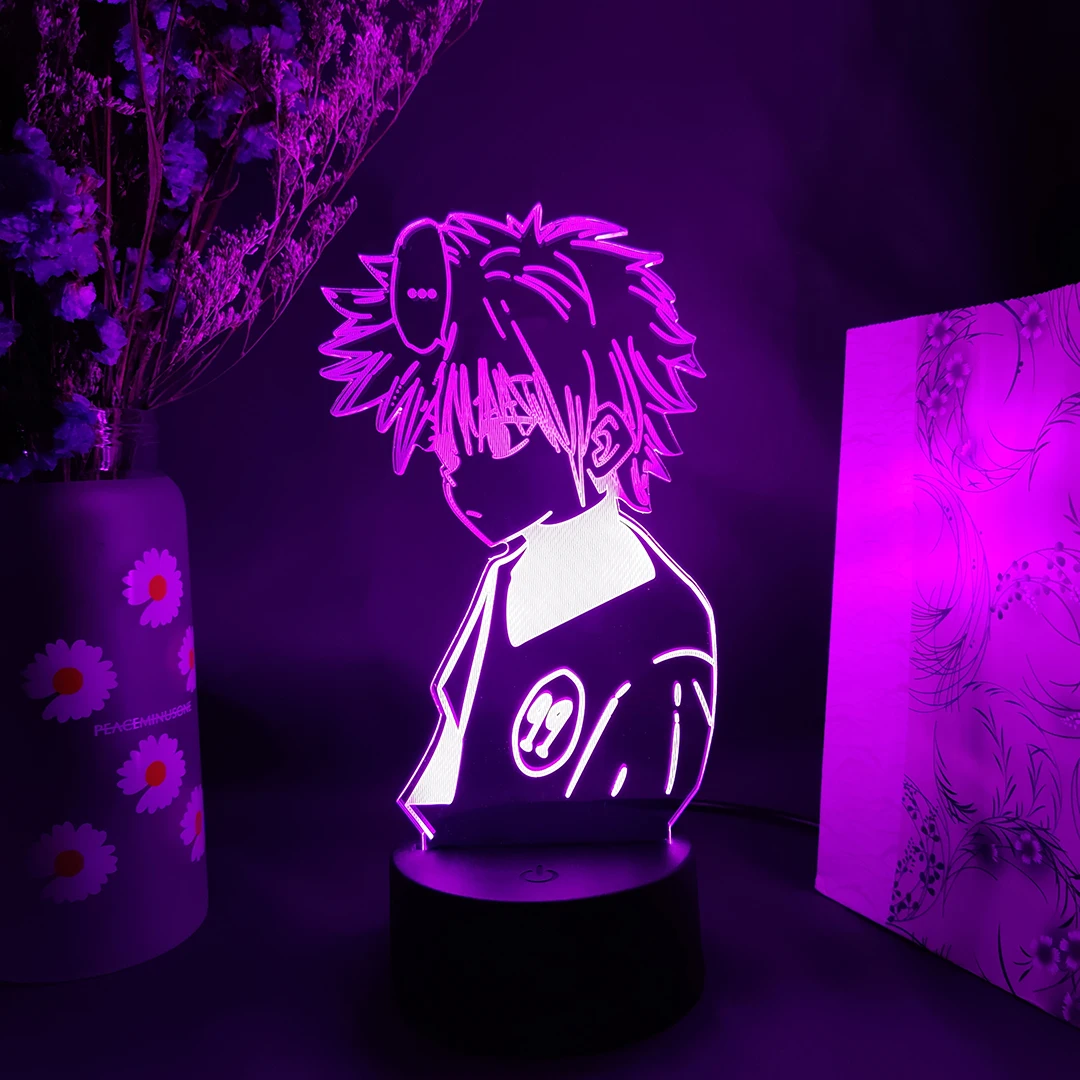 LED Anime Licht Killua 3D Nachtlampe Hunter x Hunter Otaku Sensor Lichter Gifts 