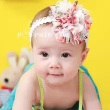 Стиль, корейский стиль, детская лента для волос, Детские аксессуары для волос, головной убор для фотосессии, кружевные резинки для волос для маленьких девочек