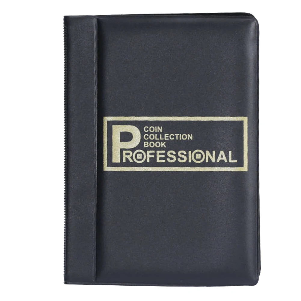 

Holders Money Storage Coin Album Folder Collection Book Commemorative 120 Pockets Portable Home Decor Organizer Case Gift PVC