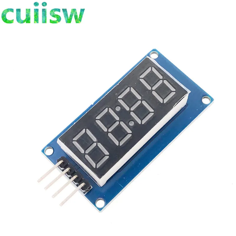 Модуль светодиодного дисплея TM1637 для arduino 5 шт. 7 сегментов 4 бита 0 36 дюйма цифровые