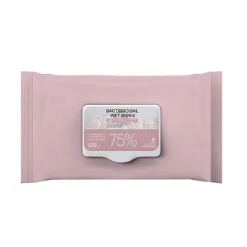

Alcohol Wet Wipes 120Pcs/Bag Disposable Alcohol Sterilization Disinfection Wet Wipes Paper Tissue