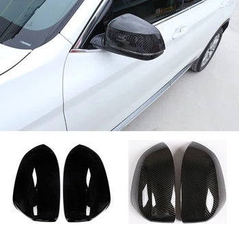 

Car Exterior Decoration Side Back Rearview Mirror Cover Trims Auto Accessories For BMW X3 G01 2018-2020 ABS Carbon Fiber 2pcs