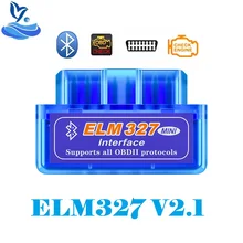 Obd2 v2.1 mini elm 327 bluetooth scanner automático elm327 leitor de código bluetooth para android symbian pc elm 327 ferramenta de diagnóstico do carro