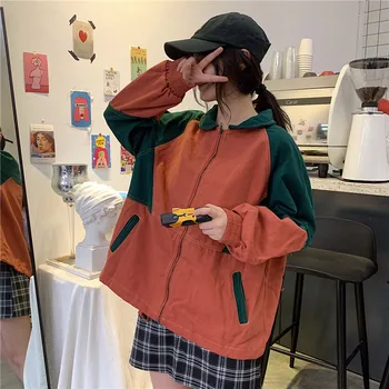 

2020 Spring New Fashion Casual Short Female Wild Tide Frock Women's Coat Baseball Uniform Coats and Jackets