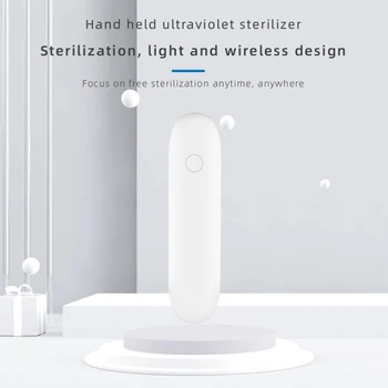 

Portable LED UV Germicidal Lamp UVC Handheld Lamp Disinfection Stick for Travel Home