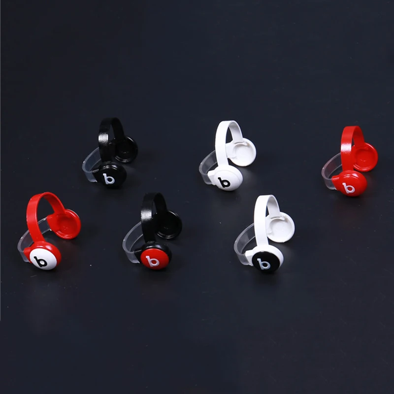 1/6 스케일 여성 피규어 플라스틱 헤드셋, 헤드폰 마이크 액세서리 이어폰, 탈..