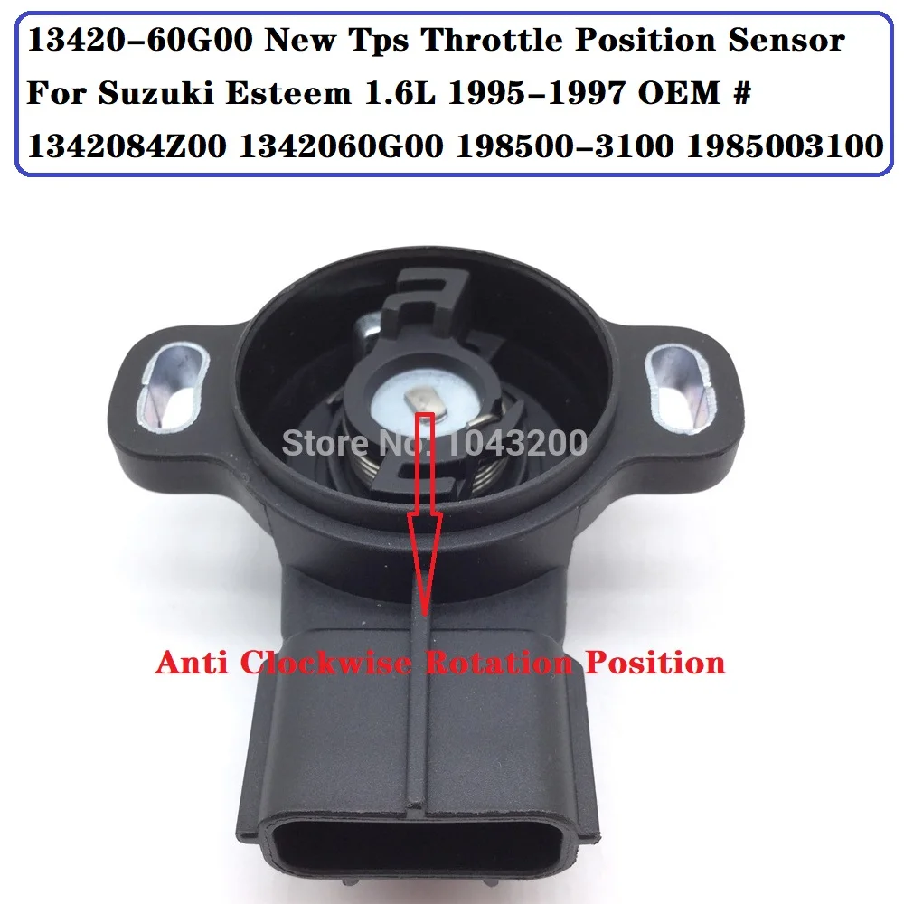 TS606 SUZUKI OEM TPS THROTTLE POSITION SENSOR 1342058B00 TPS494 Car