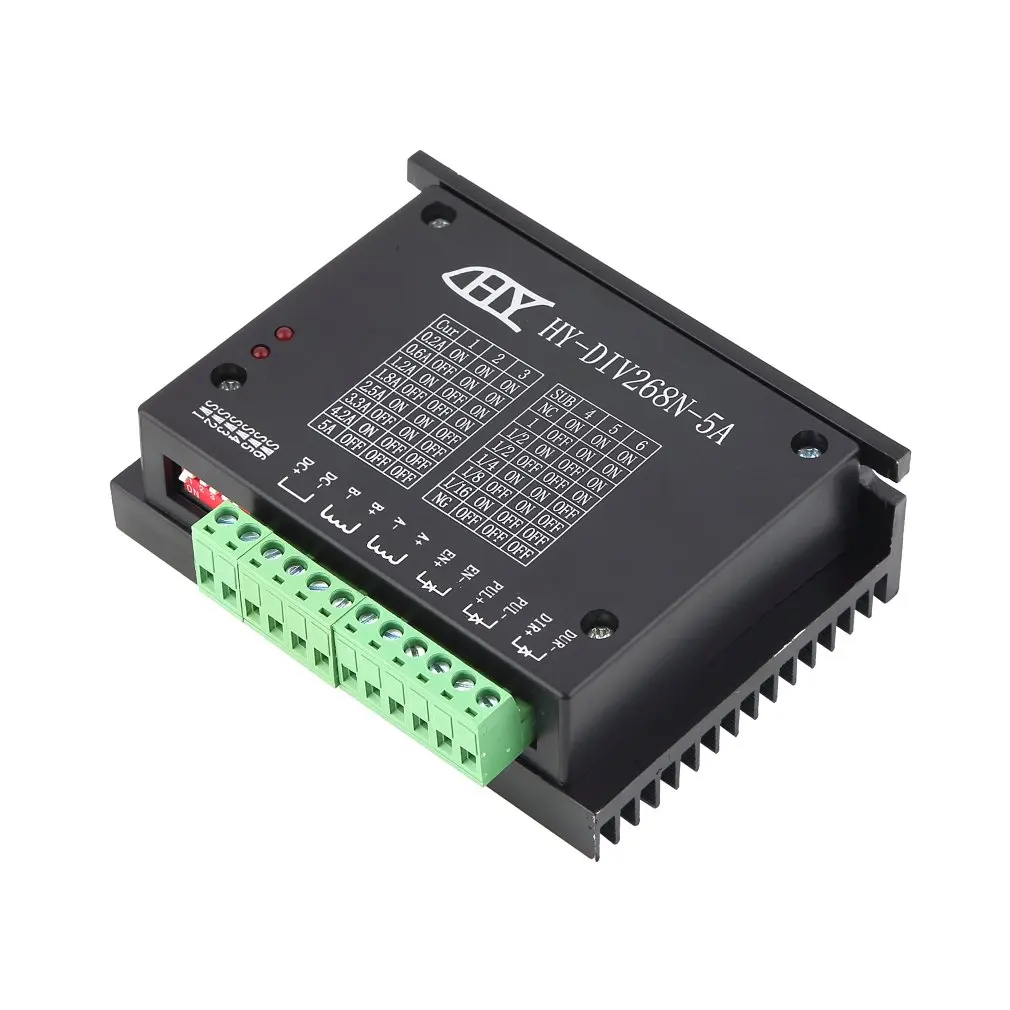 

New Arrive Professional Single Axis TB6600 0.2-5A Two Phase Hybrid Stepper Motor Driver Controller 50V DC For CNC