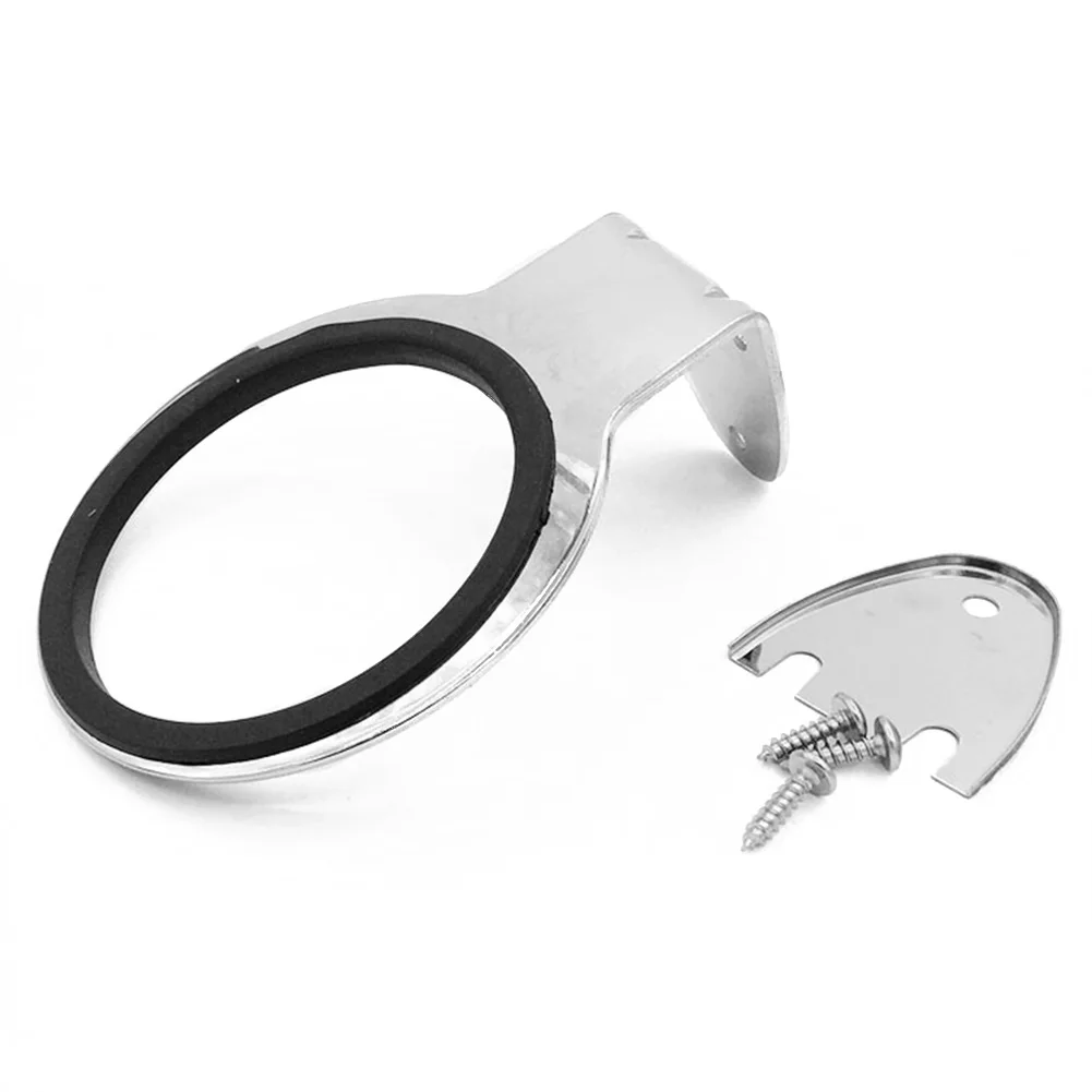 Storage Holder Stainless Steel Space Save Shelf Support Wall Mounted Hairdryer Organizer Hair Dryer Rack Stand