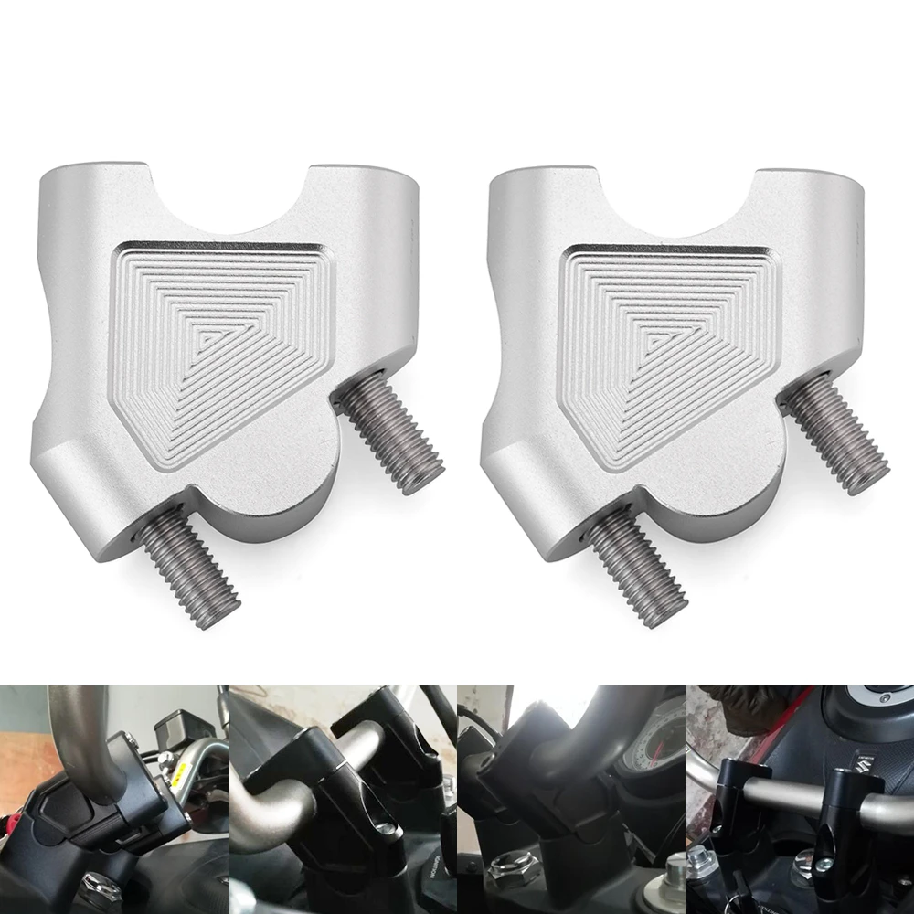 

CNC Handlebar Riser Mount Clamp Height Up For Suzuki DL250 GW250F GW250S DL650 DL 250 650
