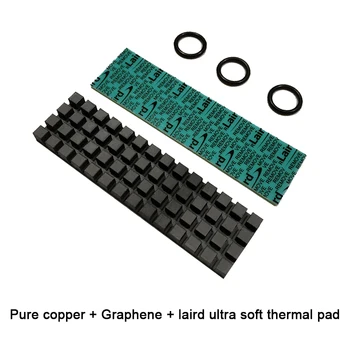 

Pure Copper Graphene Heatsink M.2 NGFF 2280 PCI-E NVME SSD Laird Ultra Soft Thermal Pad Cooler Radiator 67x18x0.5/1.5/2.0/3.0/4
