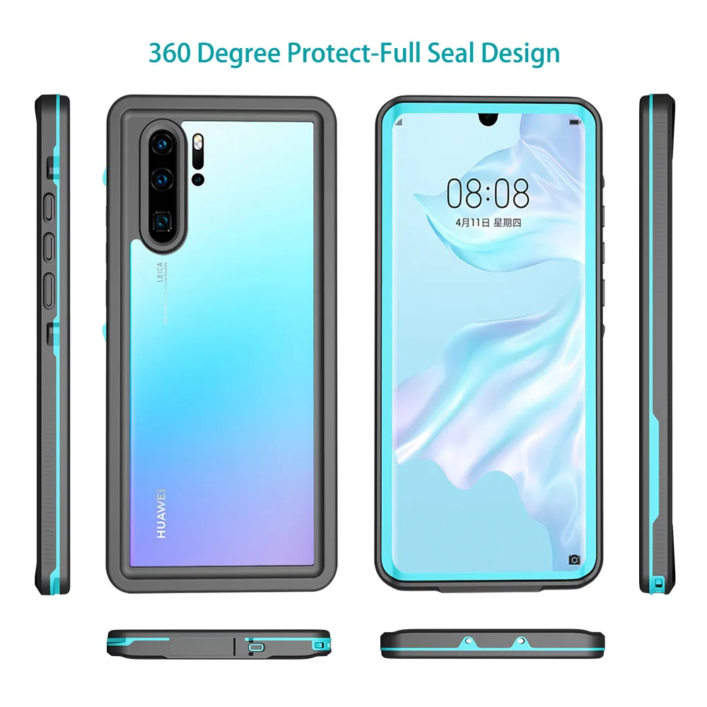 Для huawei P20 P30 Pro Водонепроницаемый IP68 Дайвинг Плавание доказательство пылезащитный чехол для телефона для P20 Mate20 Pro полный Герметичный Открытый Спорт Coque