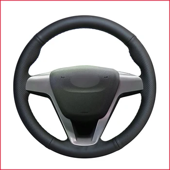 

Mewant Artificial Leather Steering Wheel Cover for Lada Vesta 2015 2016 2017 2018 2019 Xray 2015-2019