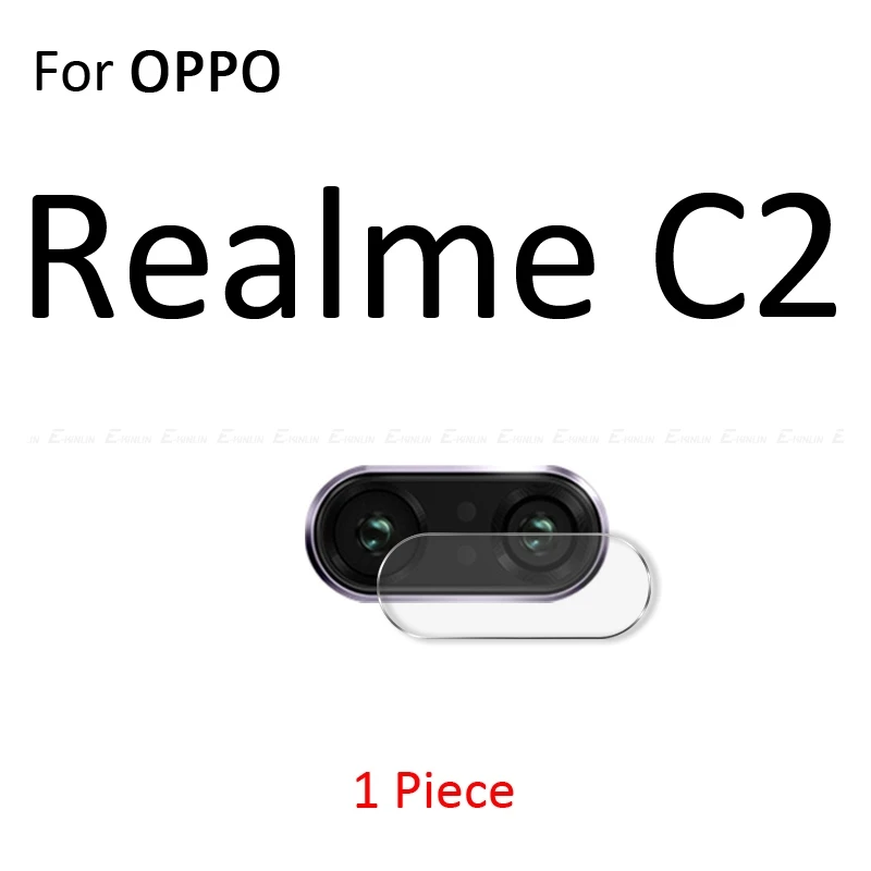 Прозрачная задняя защитная пленка для объектива камеры OPPO Realme 1 2 3i 3 5S 5 Pro C2 Q XT X2 X Lite из закаленного стекла - Цвет: For Realme C2