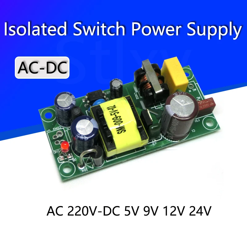AC-DC изолированный переключатель модуль питания-преобразователь 220 В до 5 9 в 12 15 24