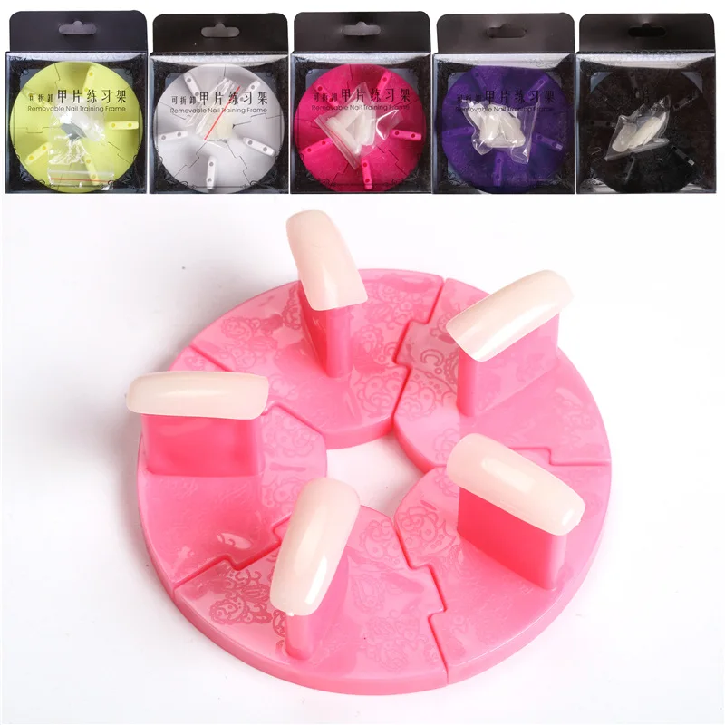 

Lotus seat detachable nail piece exercise rack nail polish plastic work display stand