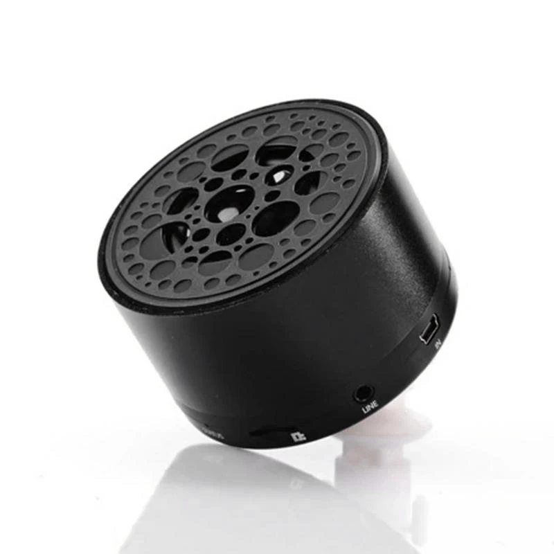 Мини Bluetooth 4,1 беспроводной динамик пыли Открытый портативный динамик черный металл