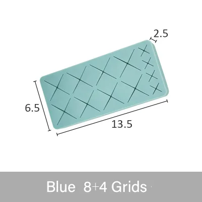 blue 01 Силиконовый держатель для губной помады, коробка для хранения косметики, подставка для макияжа, держатель для кистей, коробка для хранения ювелирных изделий с жемчугом - Handle Color: blue 01