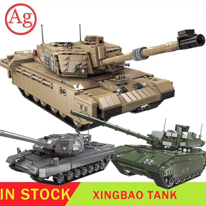 Xingbao Toys Building Blocks Series Tank Model Gifts Kids Military War Hobbies 