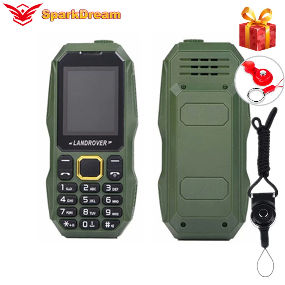 

Land Rover F2 Push Button Mobile Phone 1.8 inch MP3 FM Radio FlashLight Bluetooth Shockproof Dustproof Rugged Cheap Phone