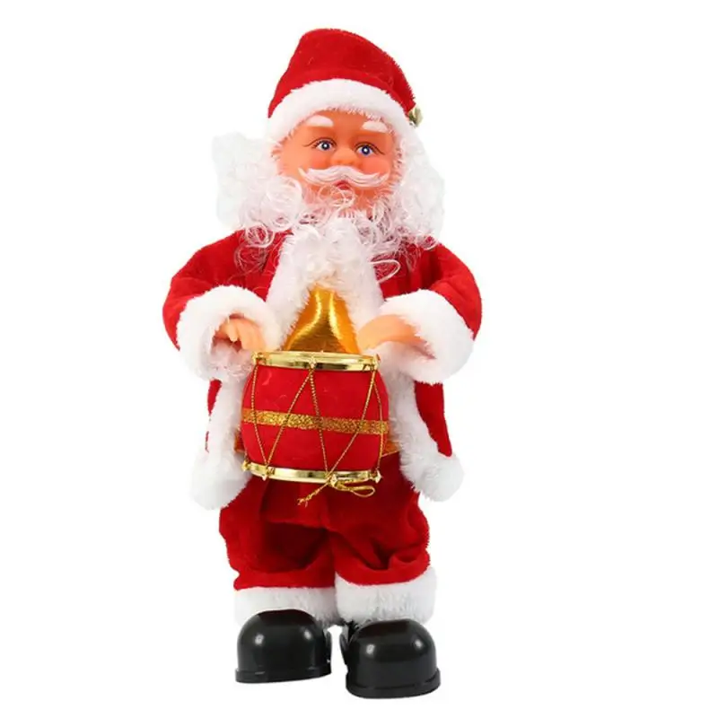 Электрическая кукла Санта-Клаус, пение, танцы, вечерние, Музыкальная фигурка, рождественские украшения, Новогодние Детские дни, рождественский подарок для детей - Цвет: 04