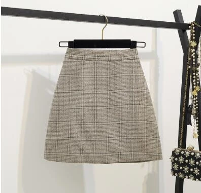 apricotskirt Осенние вязаные женские костюмы с v-образным вырезом, толстый свободный свитер+ юбка-карандаш, комплекты для женщин, офисный женский костюм из двух предметов, качественный - Цвет: apricotskirt