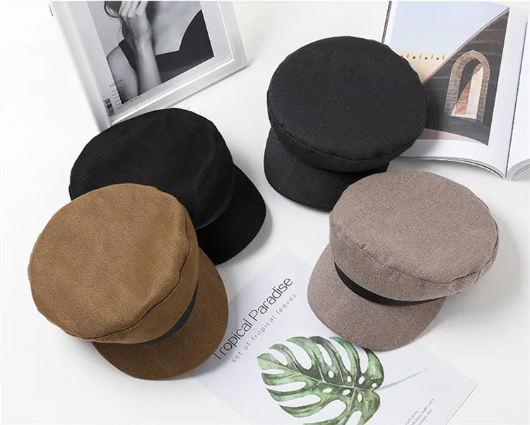 Шерстяная кепка Baker's Boy, новинка, крутая Женская Бейсболка, черный с козырьком, шапка, трендовые зимние шапки для женщин, французский стиль