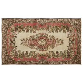 

Handmade Natural Vintage Turkish Area Rug 160x276 Cm-5'3''X9'1''
