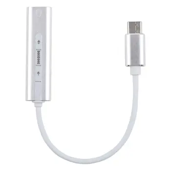 

External USB-C / Type-C Sound Card 3.5mm Jack HIFI Magic Voice 7.1 Channel Audio Converter Adapter Aluminum Shell