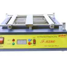 ИК Инфракрасная станция предварительного нагрева, отсекающий ИК-область спектра предварительного нагрева печи 110V 220V 1500W T8280 предварительного нагрева пластины 280*270 мм для PCB SMD BGA