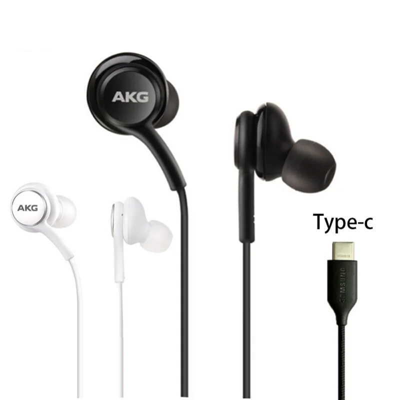 Оригинальные проводные наушники AKG Тип c наушники-вкладыши IG955 с микрофоном для